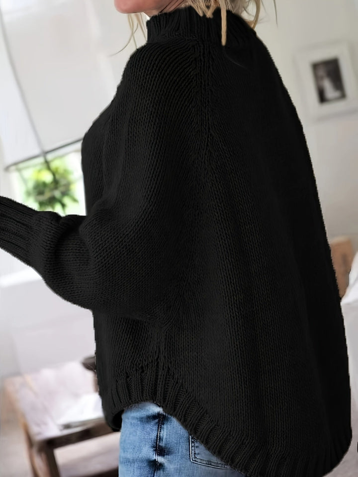 Lorette - Elegant Cable Knit Sweater