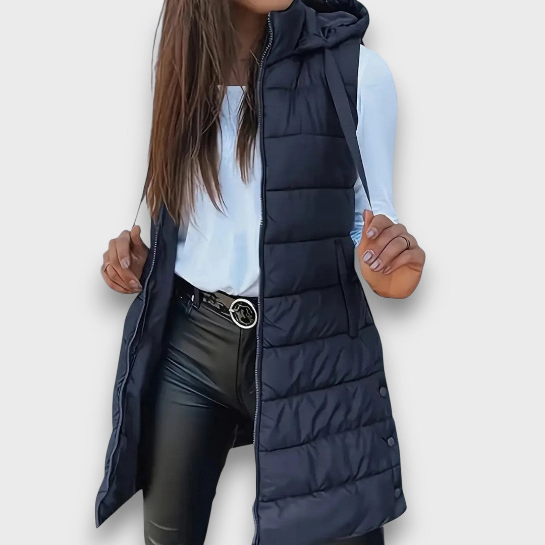 Kaira - Sleeveless Hooded Puffer Vest