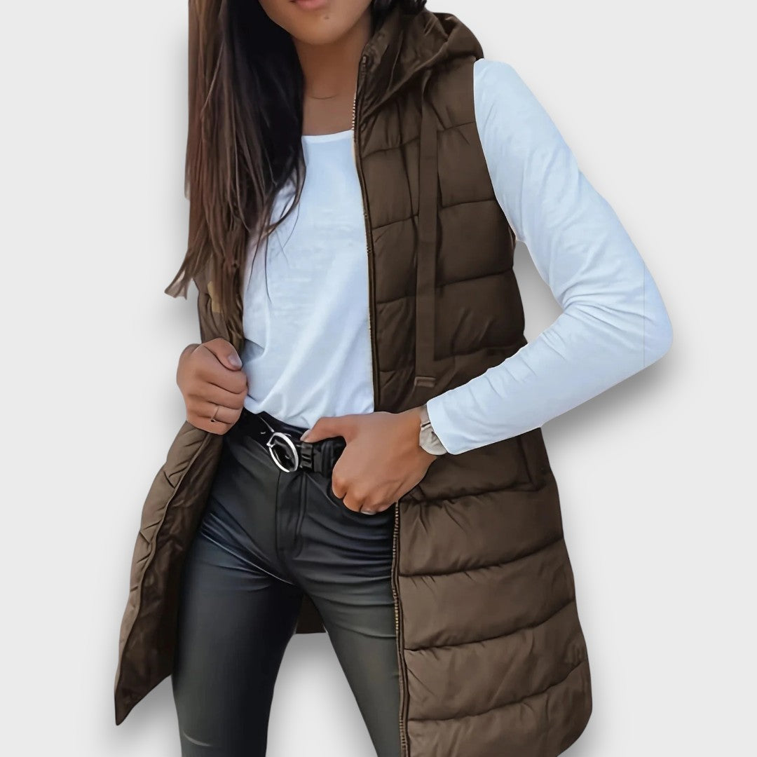 Kaira - Sleeveless Hooded Puffer Vest