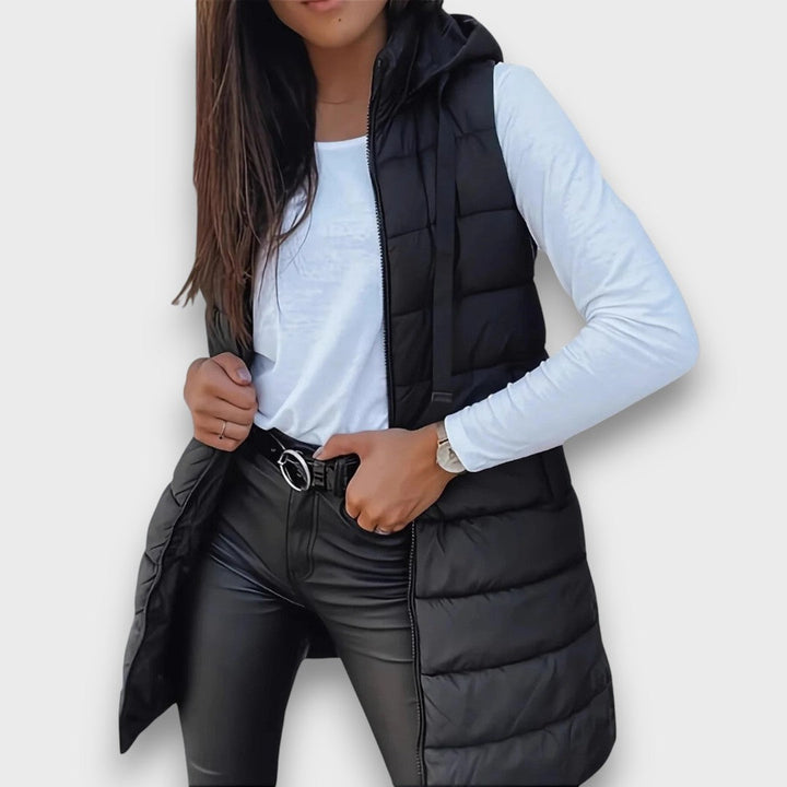 Kaira - Sleeveless Hooded Puffer Vest