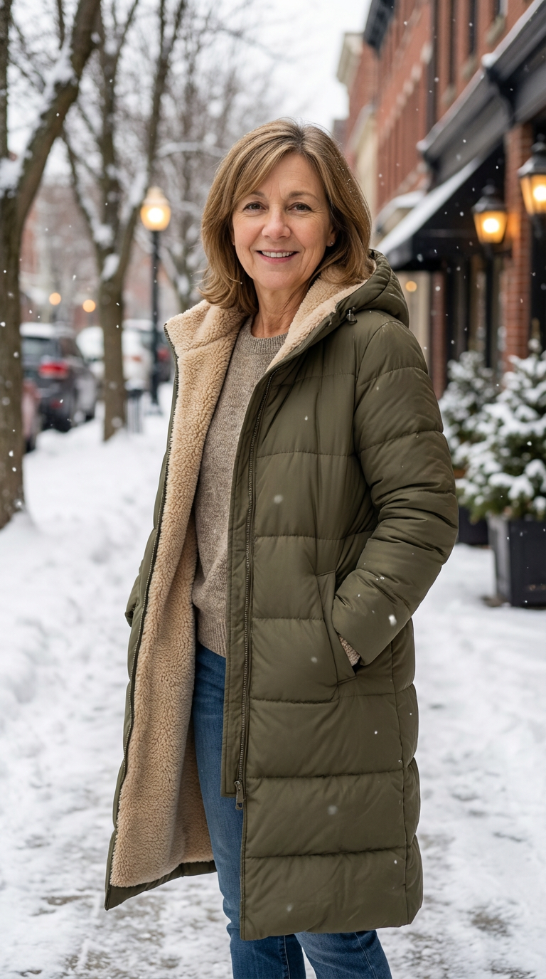 Jana - Elegant Reversible Coat