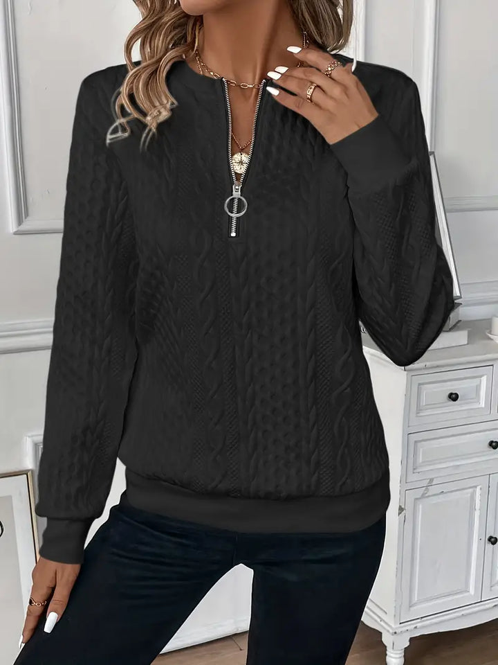 Pauline - Elegant Sweater with Zip