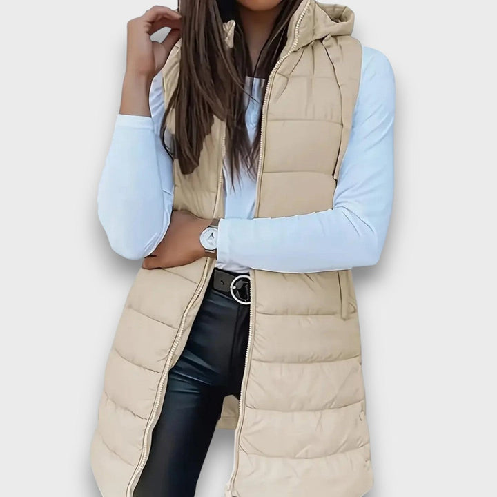 Kaira - Sleeveless Hooded Puffer Vest