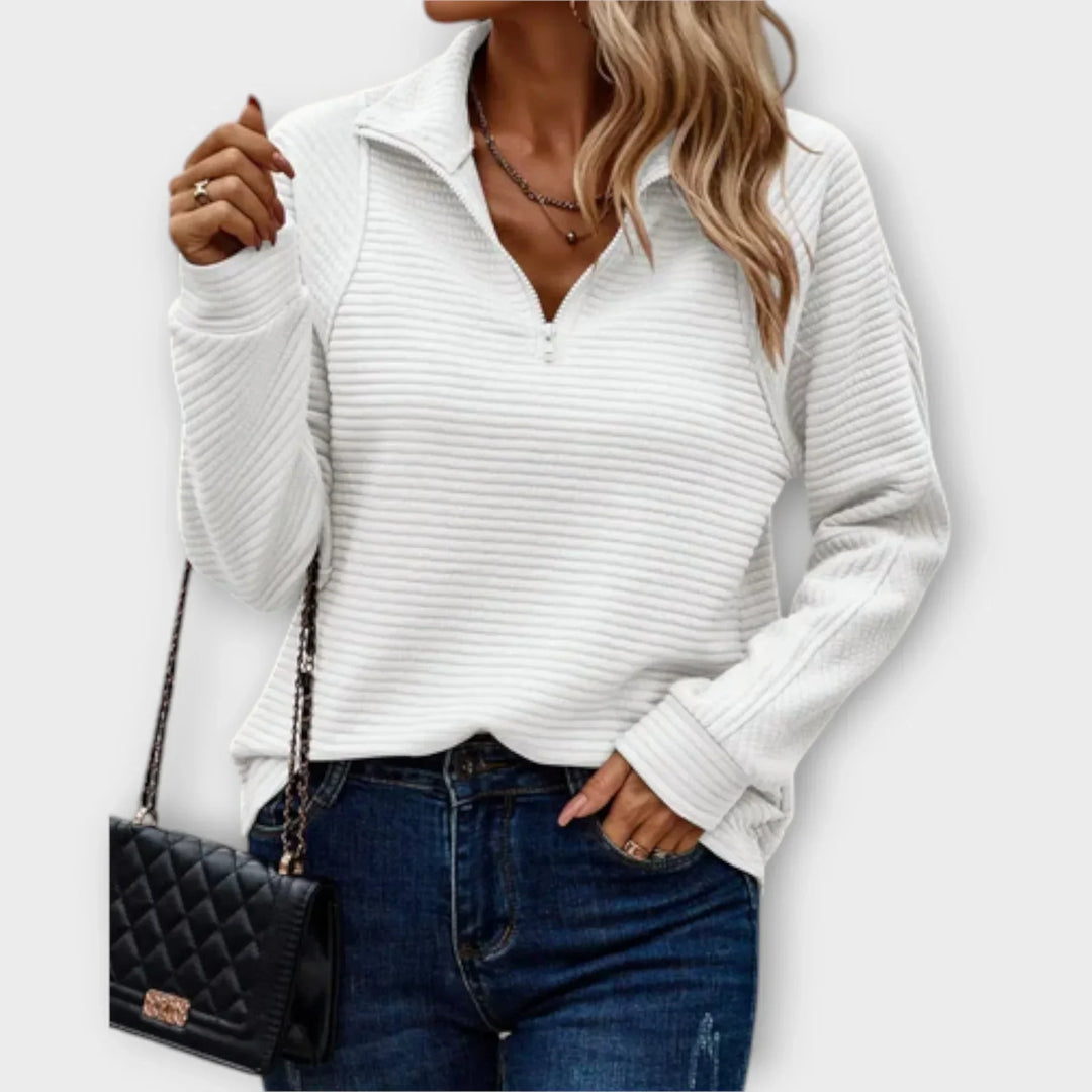 Teresa | Comfortable Half-Zip Sweater