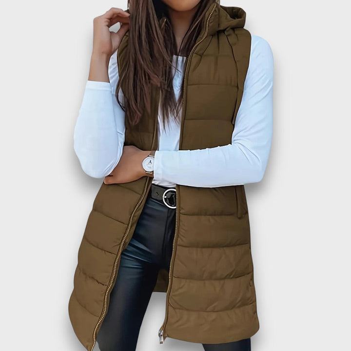 Kaira - Sleeveless Hooded Puffer Vest
