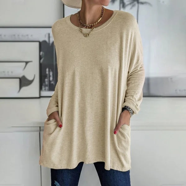 Moira - Relaxed Long Sleeve Sweater