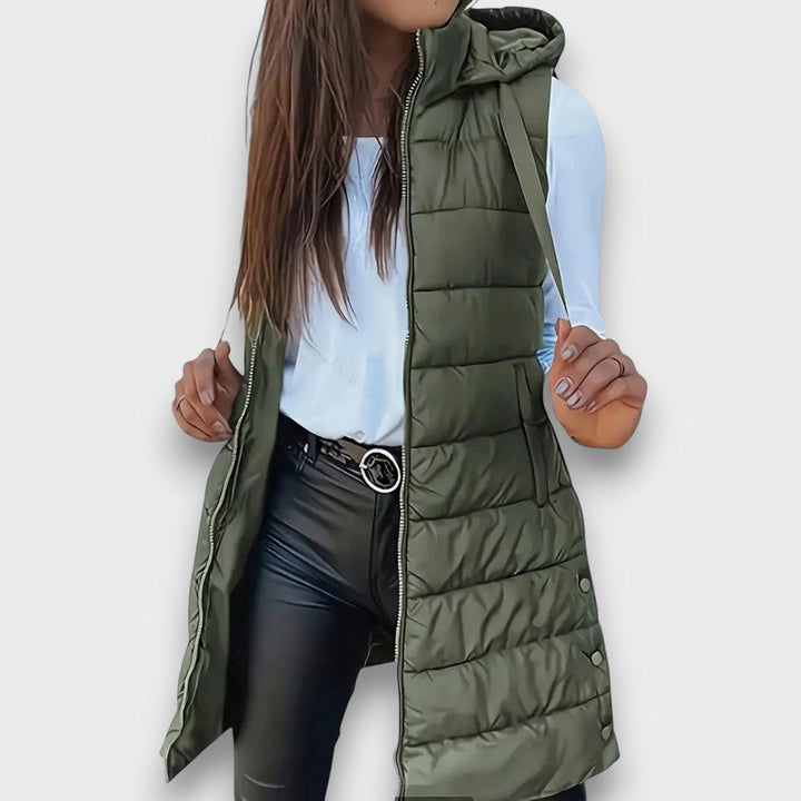 Kaira - Sleeveless Hooded Puffer Vest