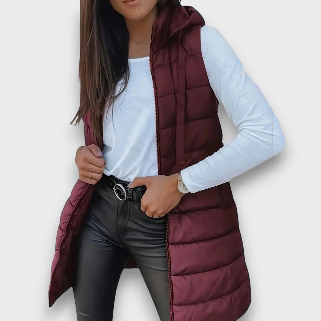 Kaira - Sleeveless Hooded Puffer Vest