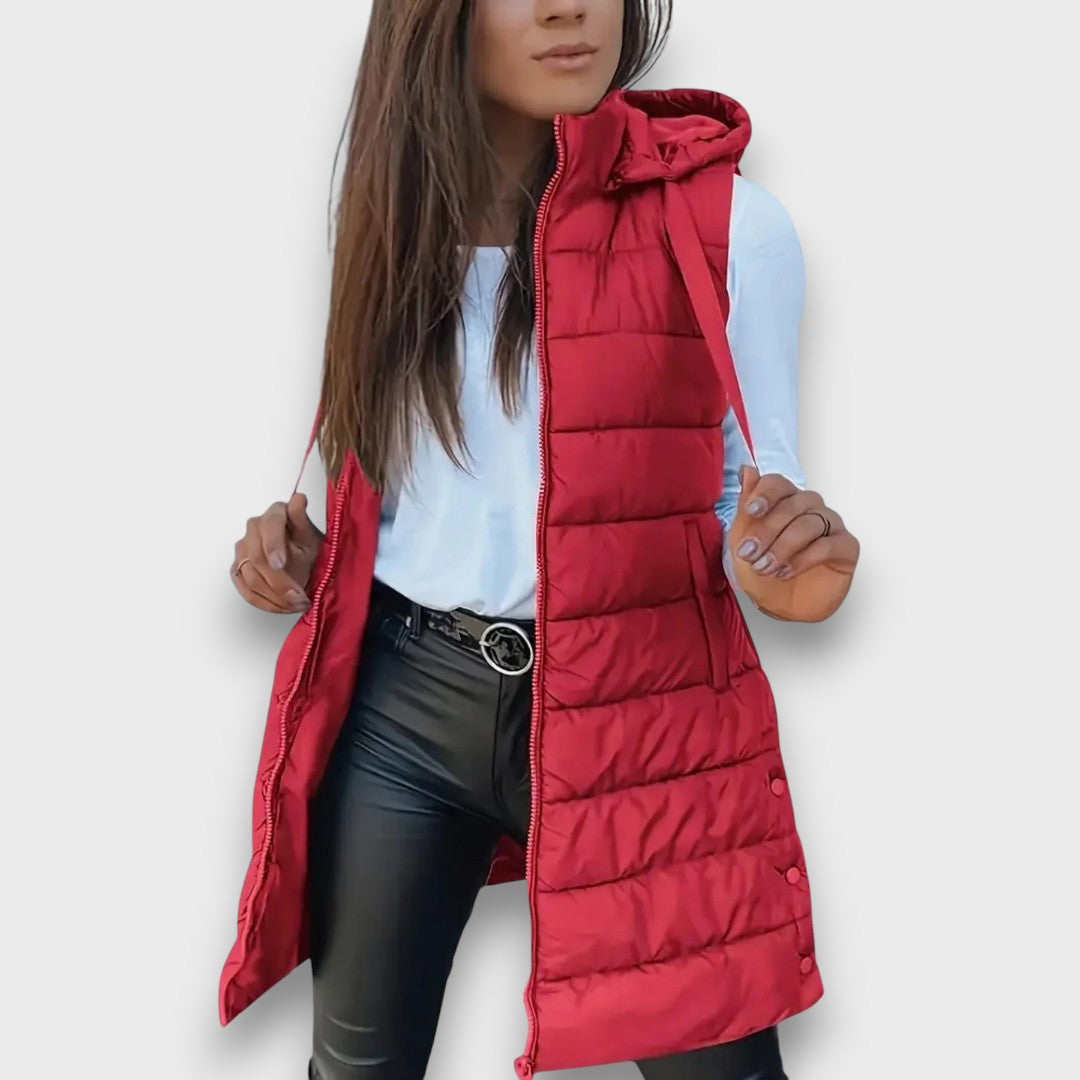 Kaira - Sleeveless Hooded Puffer Vest