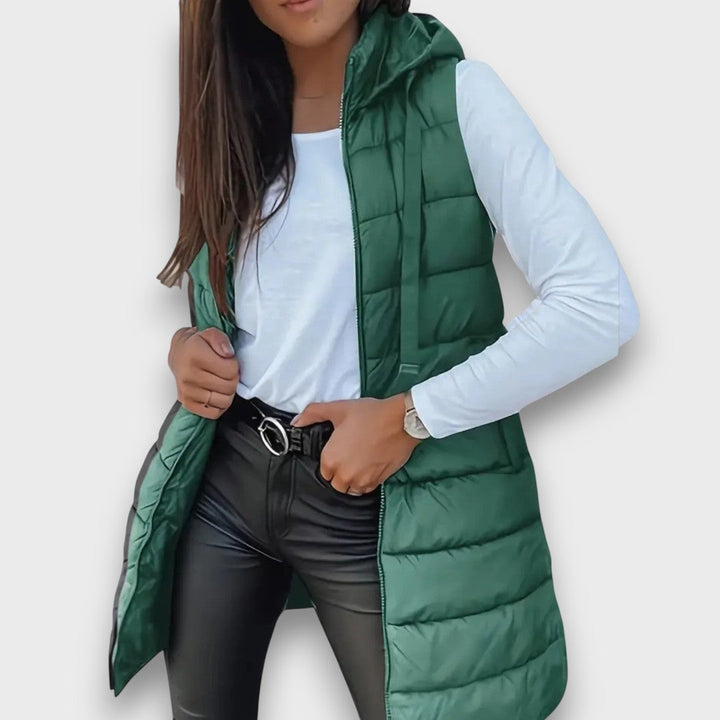 Kaira - Sleeveless Hooded Puffer Vest