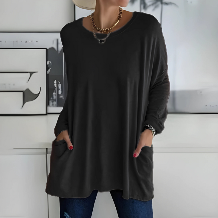Moira - Relaxed Long Sleeve Sweater