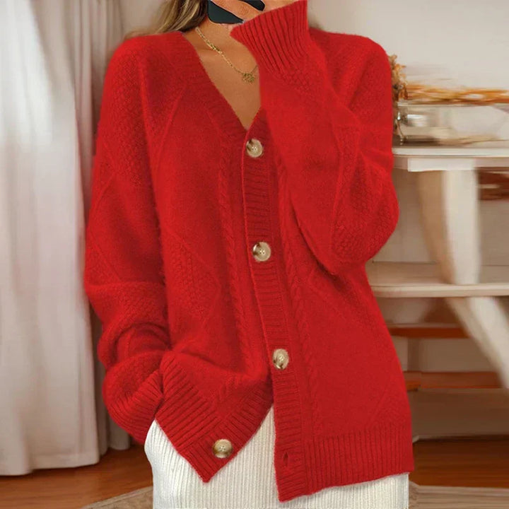 Rose - Cable-Knit Cardigan
