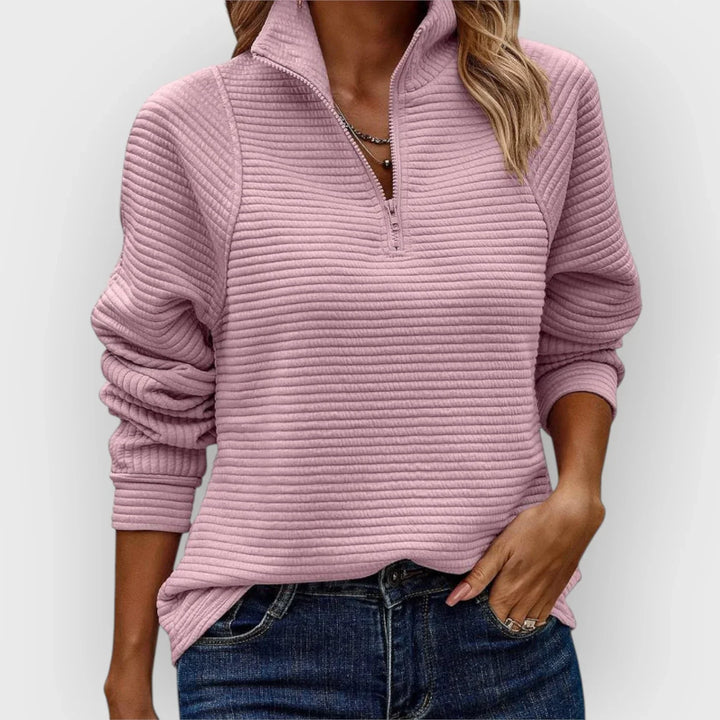 Teresa | Comfortable Half-Zip Sweater