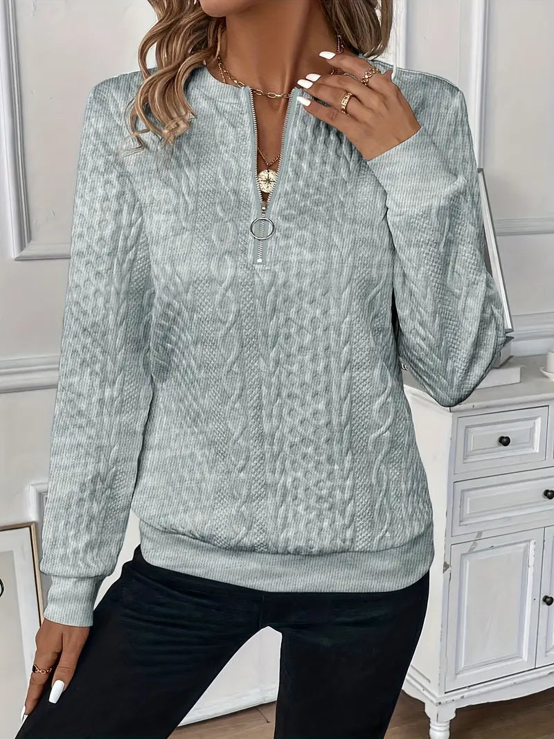 Pauline - Elegant Sweater with Zip