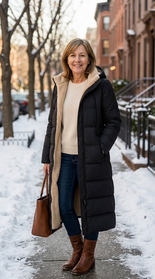 Jana - Elegant Reversible Coat