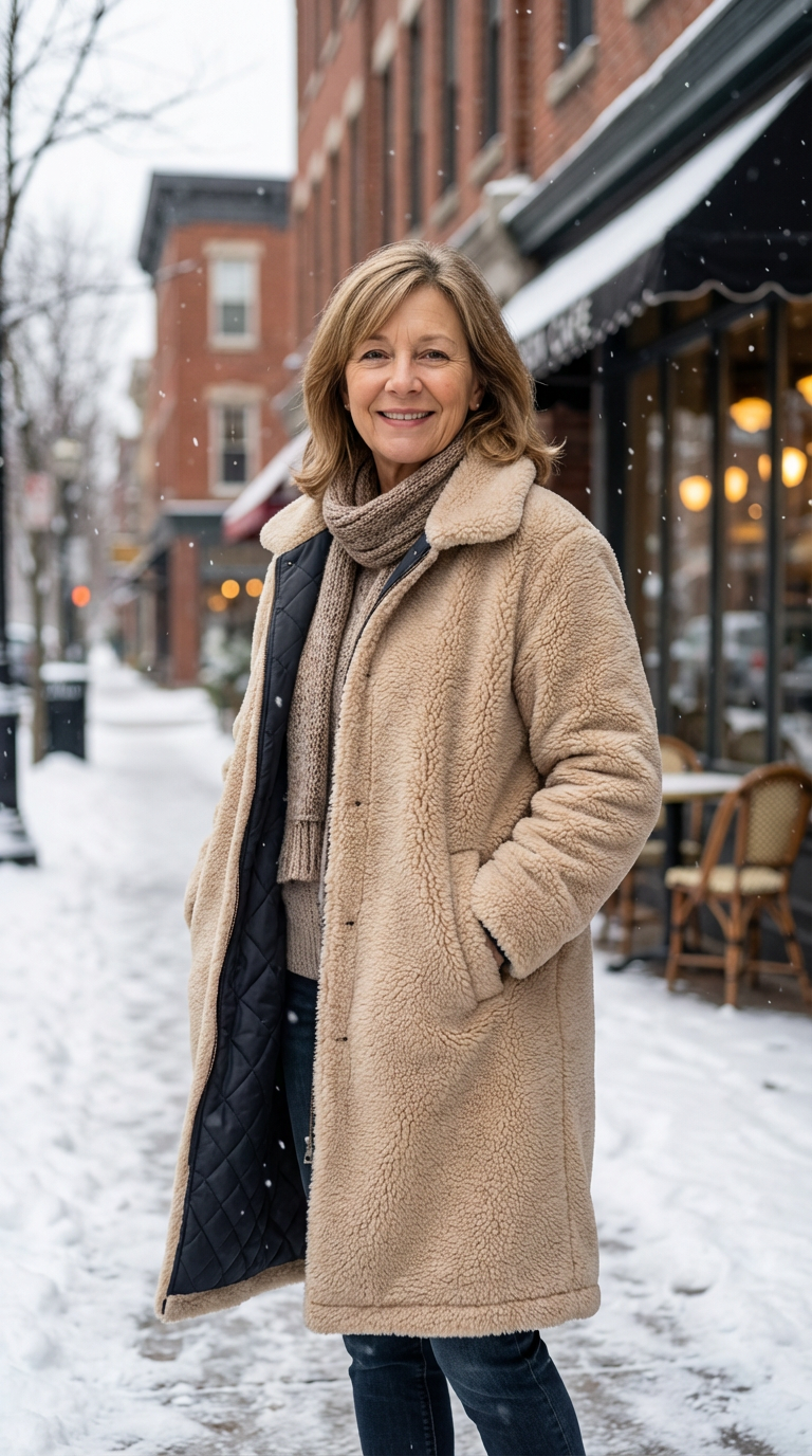 Jana - Elegant Reversible Coat