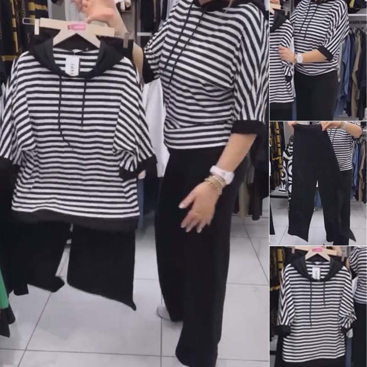 Janel | Modern Top | Pants Set