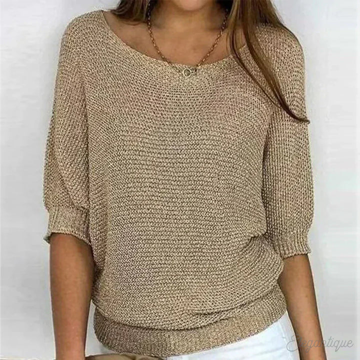 Charlotte - Relaxed Knit Top
